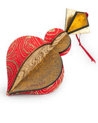 Wooden Bauble | PontyPine in Red/Soft Green