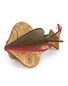 Wooden Bauble | PontyPine in Red/Soft Green