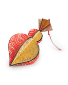 Wooden Bauble | PontyPine in Red/Green