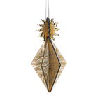 Wooden Bauble | Seed Head in Charcoal