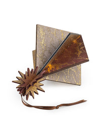 Wooden Bauble | Diamond Tile in Soft Blue/Pinks