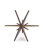 Wooden Bauble | Diamond Tile in Soft Blue/Pinks