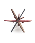 Wooden Bauble | Meringue in Soft Blue/Pinks