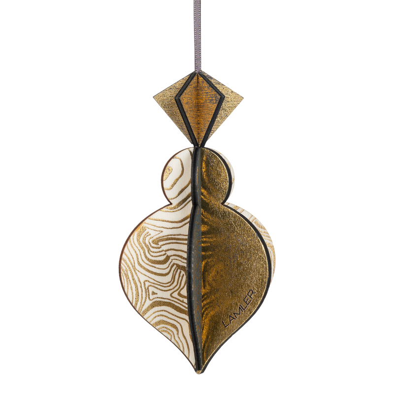 Wooden Bauble | PontyPine in Charcoal