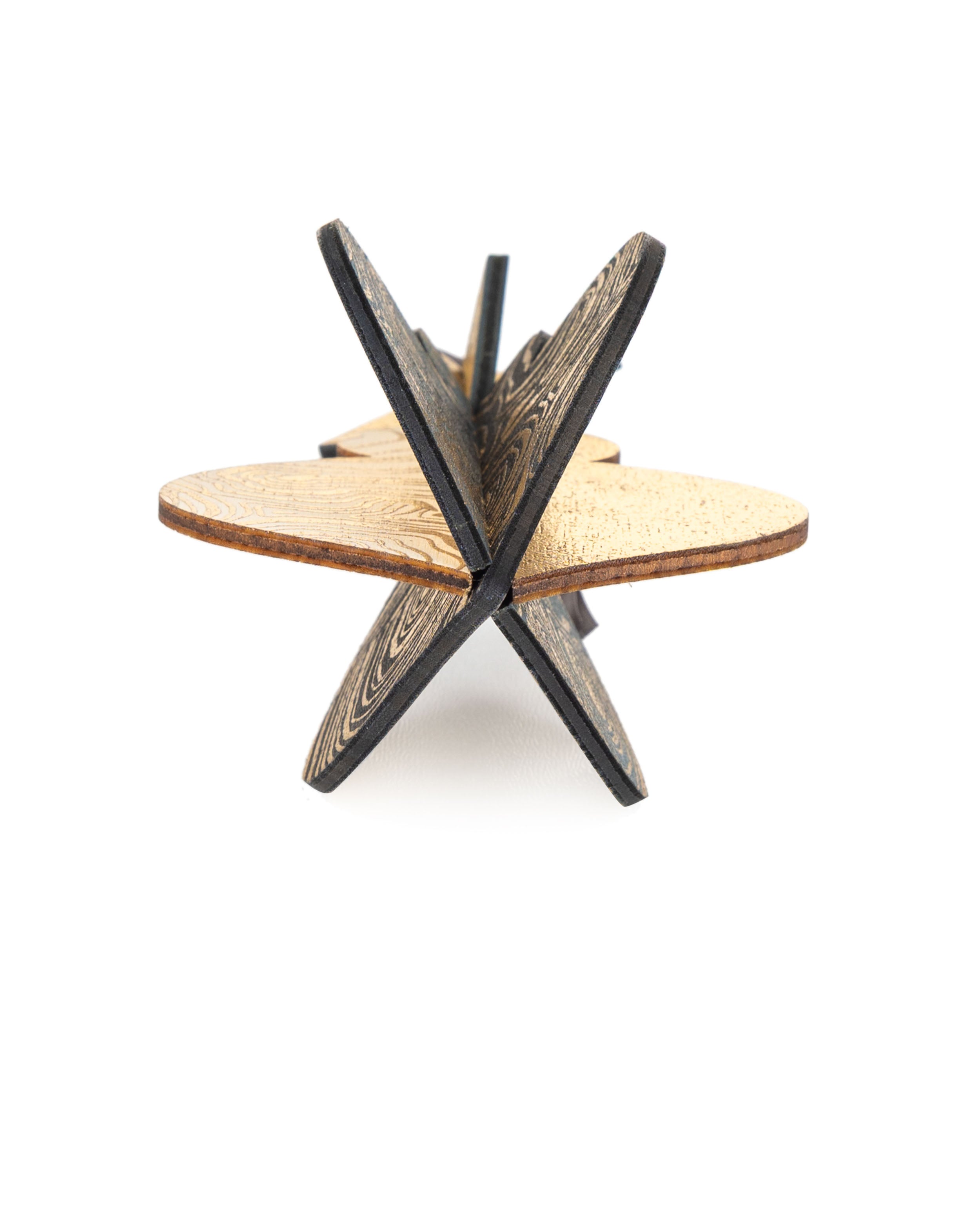 Wooden Bauble | PontyPine in Charcoal