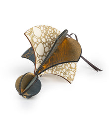 Wooden Bauble | Parachute in Charcoal/Bone