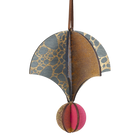 Wooden Bauble | Parachute in Soft Blue/Pinks