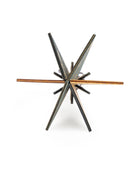 Wooden Bauble | Diamond Tile in Charcoal/Ivory