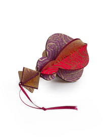 Wooden Bauble | PontyPine in Hot Pink/Orange