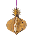 Wooden Bauble | Meringue in Purple