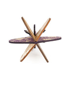 Wooden Bauble | Meringue in Purple