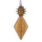 Wooden Bauble | Seed Head in Purple