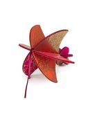 Wooden Bauble | Parachute in Hot Pink/Orange