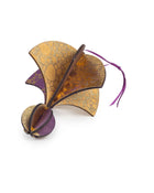 Wooden Bauble | Parachute in Purple/Ochre