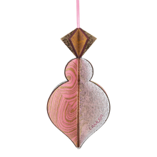 Wooden Bauble | PontyPine in Pink