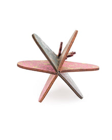 Wooden Bauble | Meringue in Pink