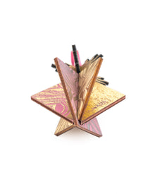 Wooden Bauble | Seed Head in Pink