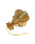 Wooden Bauble | PontyPine in Pale Yellow/Soft Green