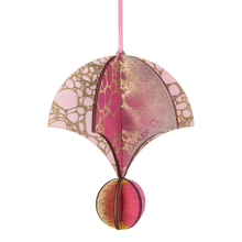 Wooden Bauble | Parachute in Pink