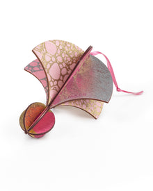Wooden Bauble | Parachute in Pink
