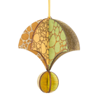 Wooden Bauble | Parachute in Pale Yellow/Green