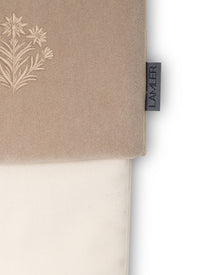 Velvet Christmas Stockings | Ivory/Sand