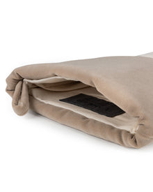 Velvet Christmas Stockings | Ivory/Sand