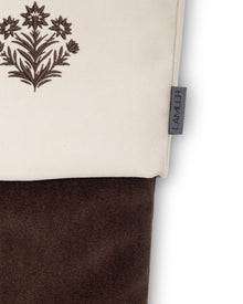 Velvet Christmas Stockings | Chocolate/Ivory