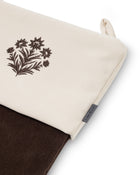 Velvet Christmas Stockings | Chocolate/Ivory
