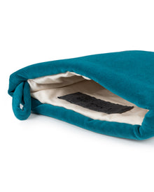 Velvet Christmas Stockings | Electric Blue/Deep Turquoise