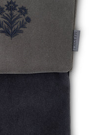 Velvet Christmas Stockings | Midnight Blue/Charcoal