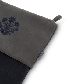 Velvet Christmas Stockings | Midnight Blue/Charcoal