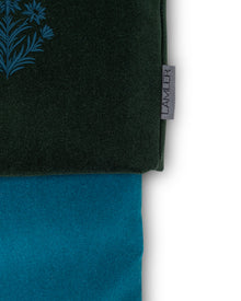 Velvet Christmas Stockings | Deep Turquoise/Forest Green