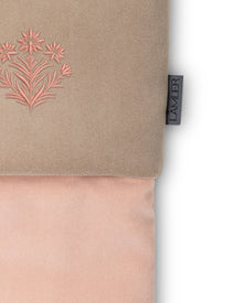 Velvet Christmas Stockings | Powder Pink/Sand