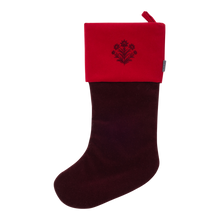Velvet Christmas Stockings | Burgundy/Hot Red