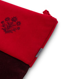 Velvet Christmas Stockings | Burgundy/Hot Red
