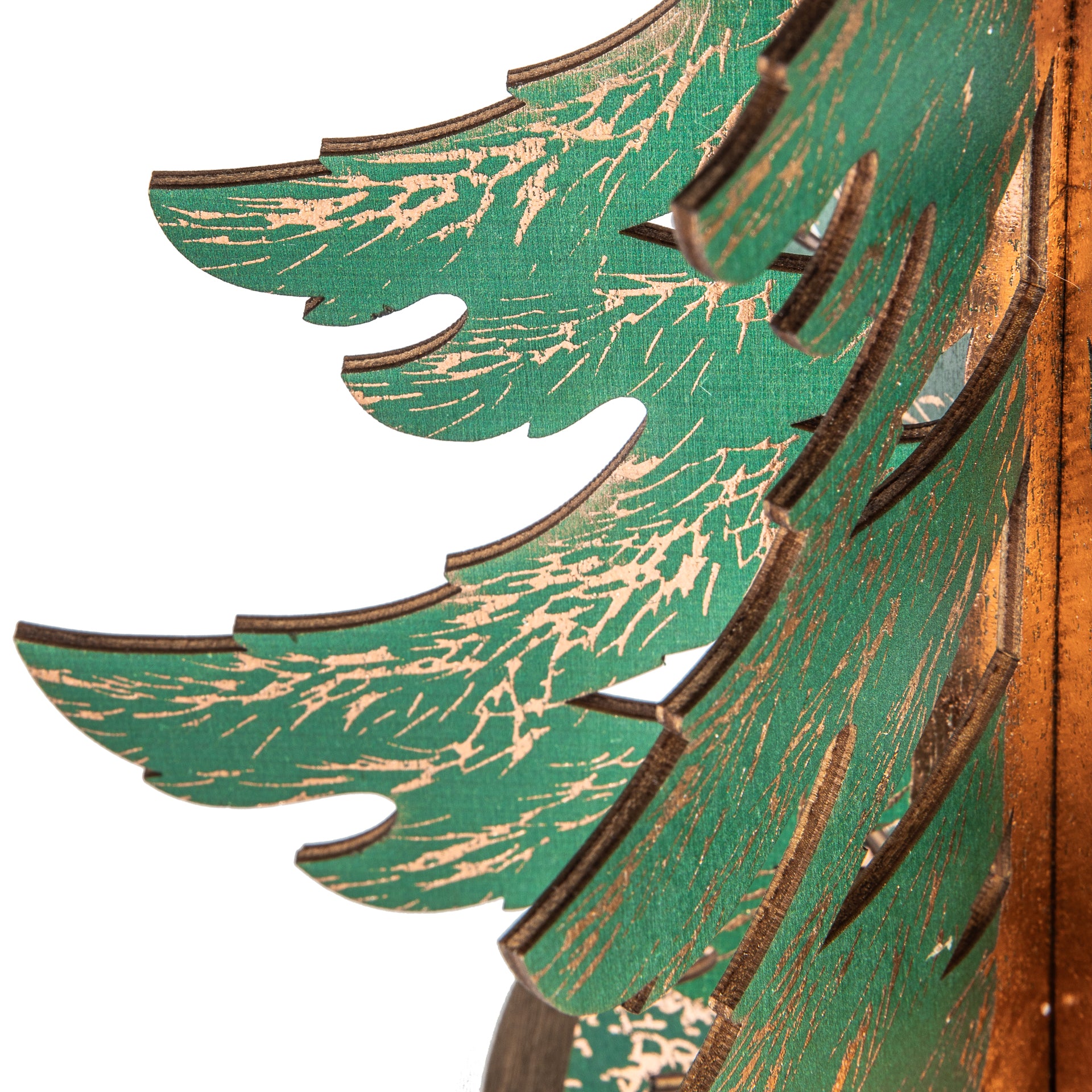 Wooden Christmas Tree | Medium Rose Gold