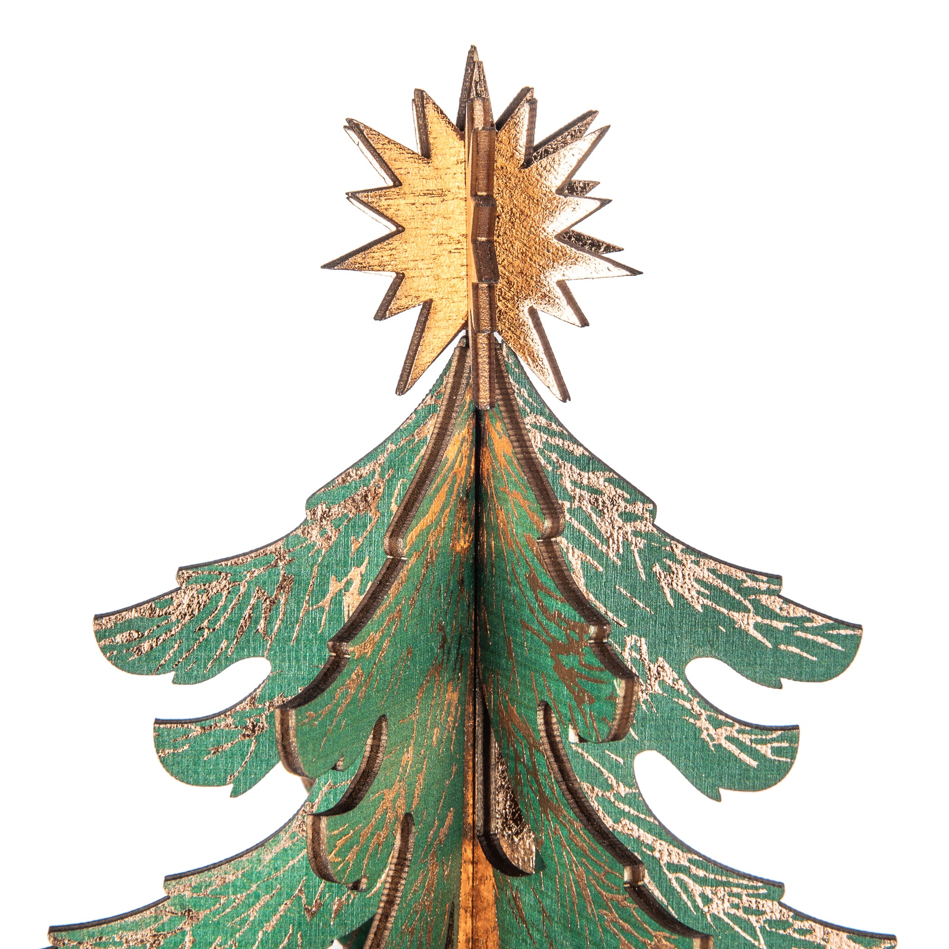 Wooden Christmas Tree | Medium Rose Gold