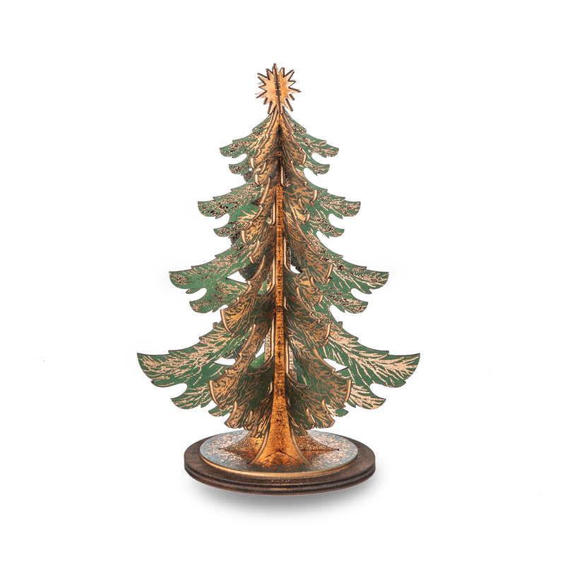 Wooden Christmas Tree | Small Rose Gold