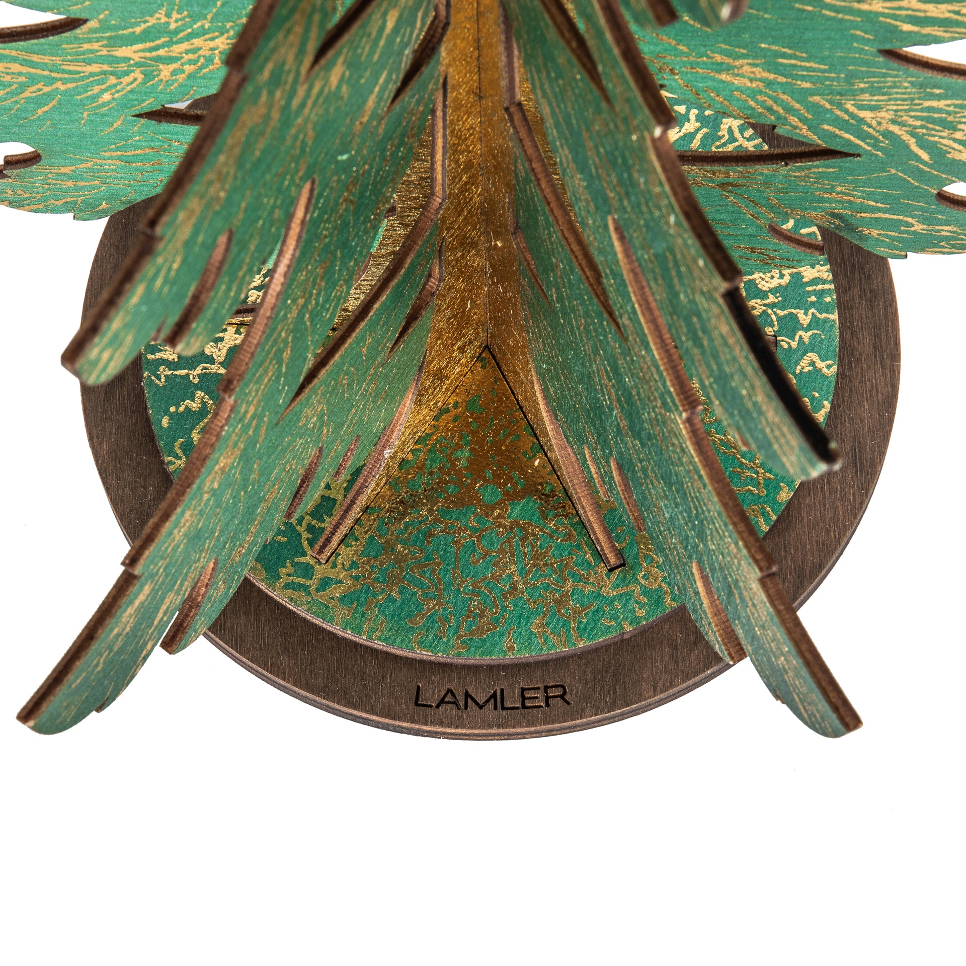 Wooden Christmas Tree | Medium Gold