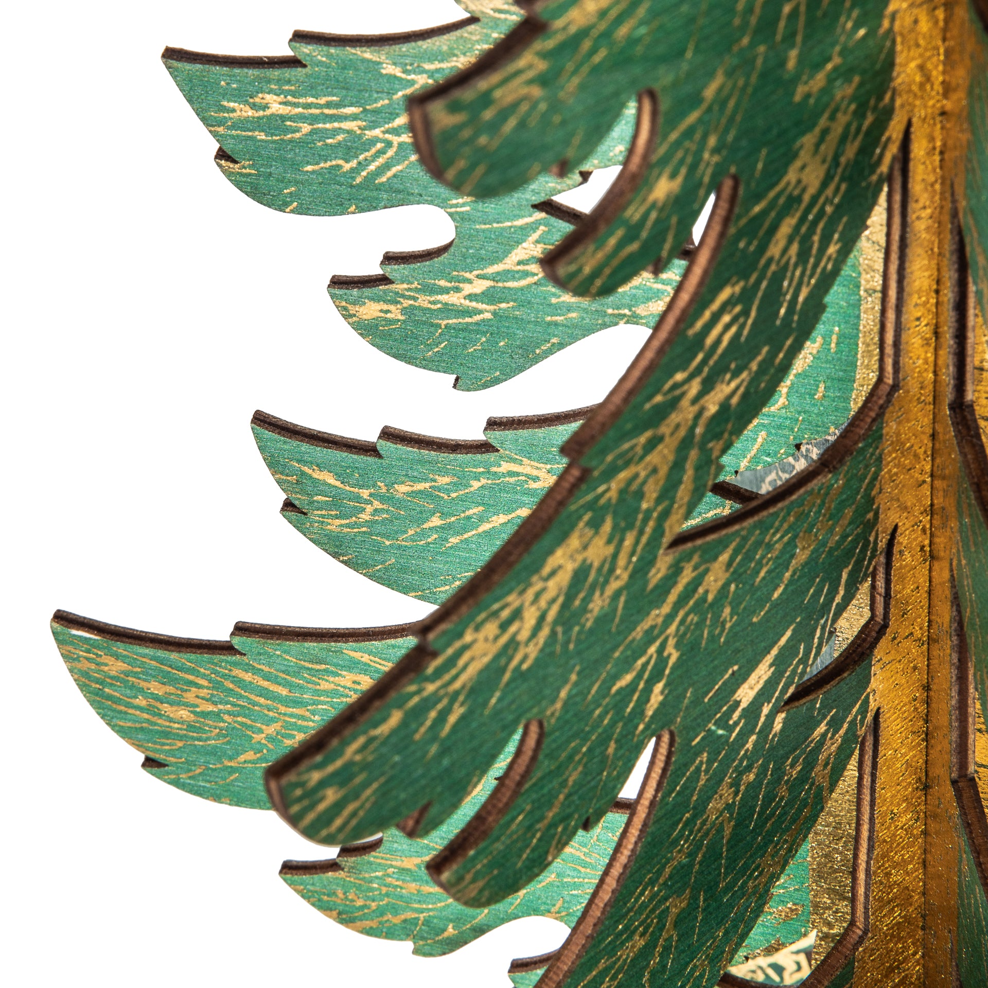 Wooden Christmas Tree | Medium Gold