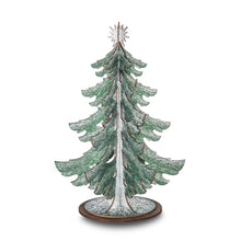 Wooden Christmas Tree | Large Silver