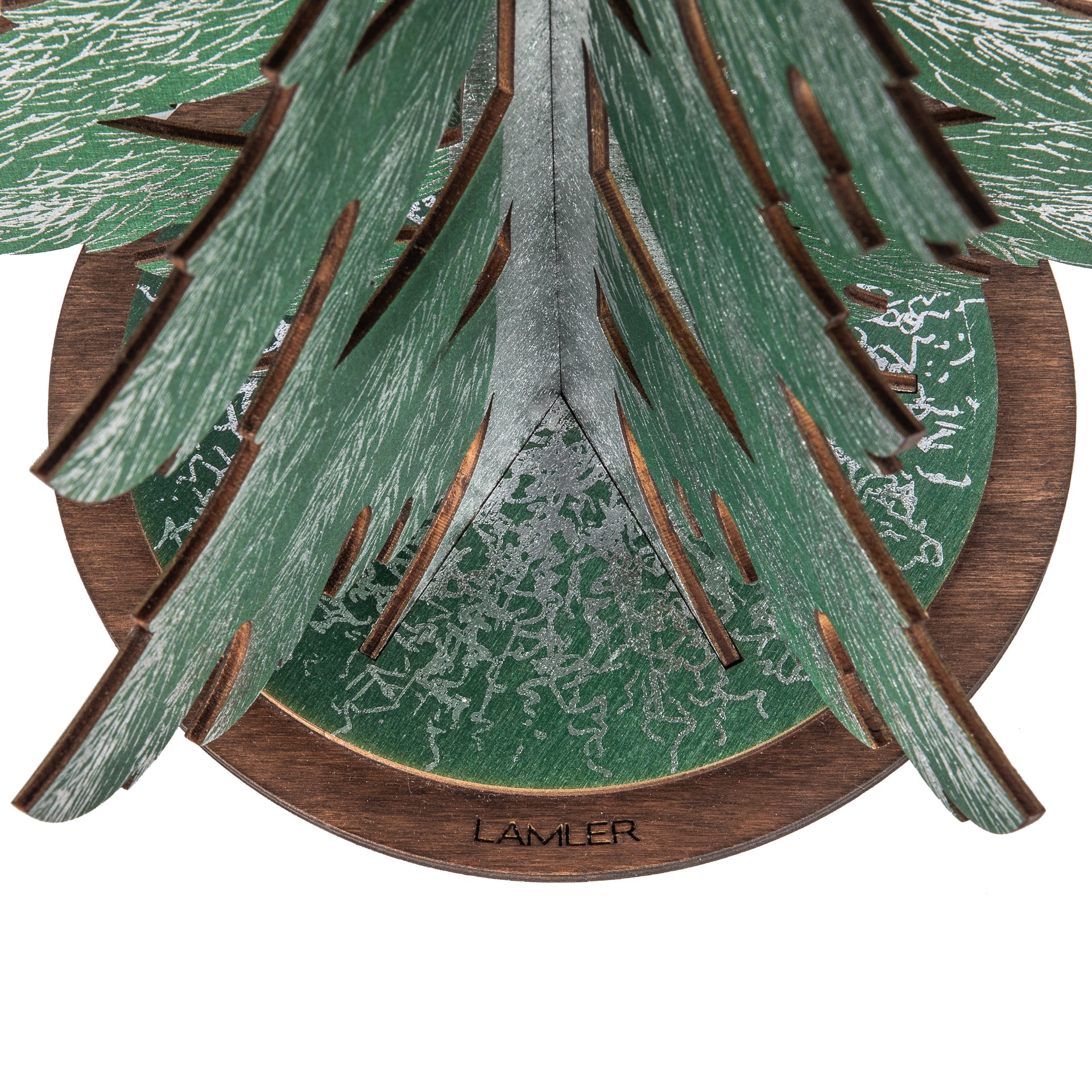 Wooden Christmas Tree | Large Silver