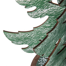 Wooden Christmas Tree | Large Silver