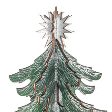 Wooden Christmas Tree | Large Silver