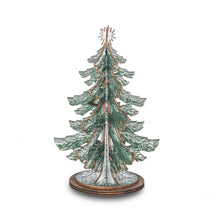 Wooden Christmas Tree | Small Silver