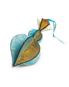 Wooden Bauble | PontyPine in Turquoise