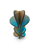 Wooden Bauble | Petal in Soft Turquoise