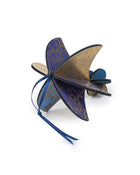 Wooden Bauble | Parachute in Midnight Blue