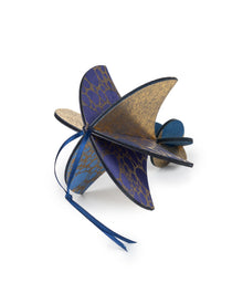 Wooden Bauble | Parachute in Midnight Blue